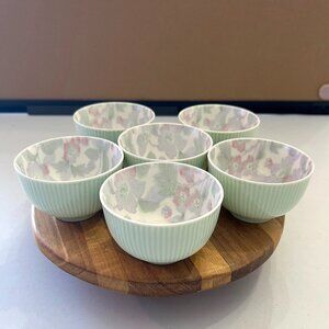Awe-Inspiring Japanese Set of 6 Specially Crafted Hand-Painted Ice-Cream Bowls!